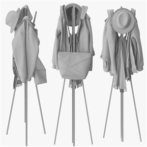 Splash coat rack